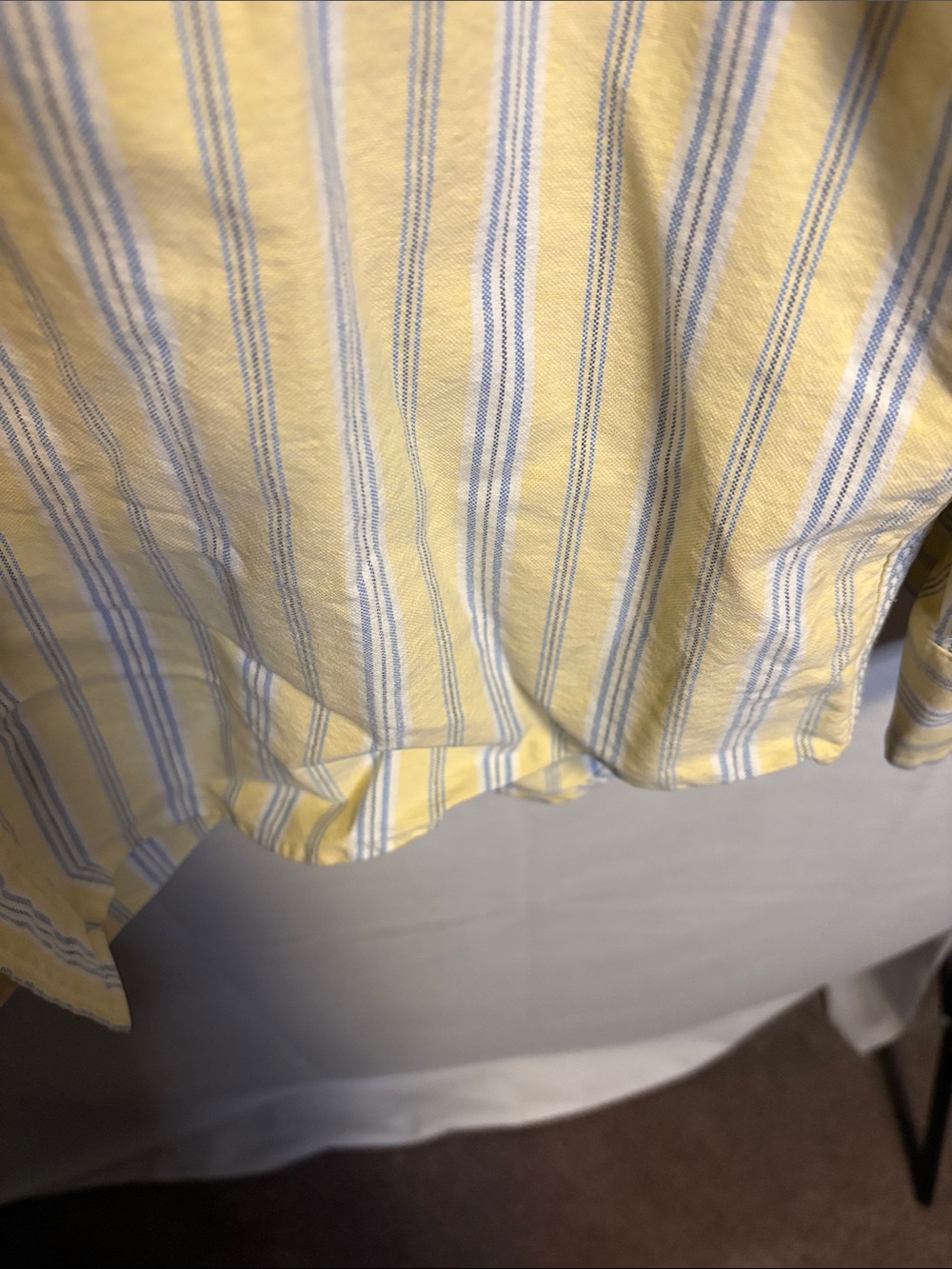 U.S. Polo Assn. Yellow and White Striped Long-Sleeve Shirt - Picture 8 of 11